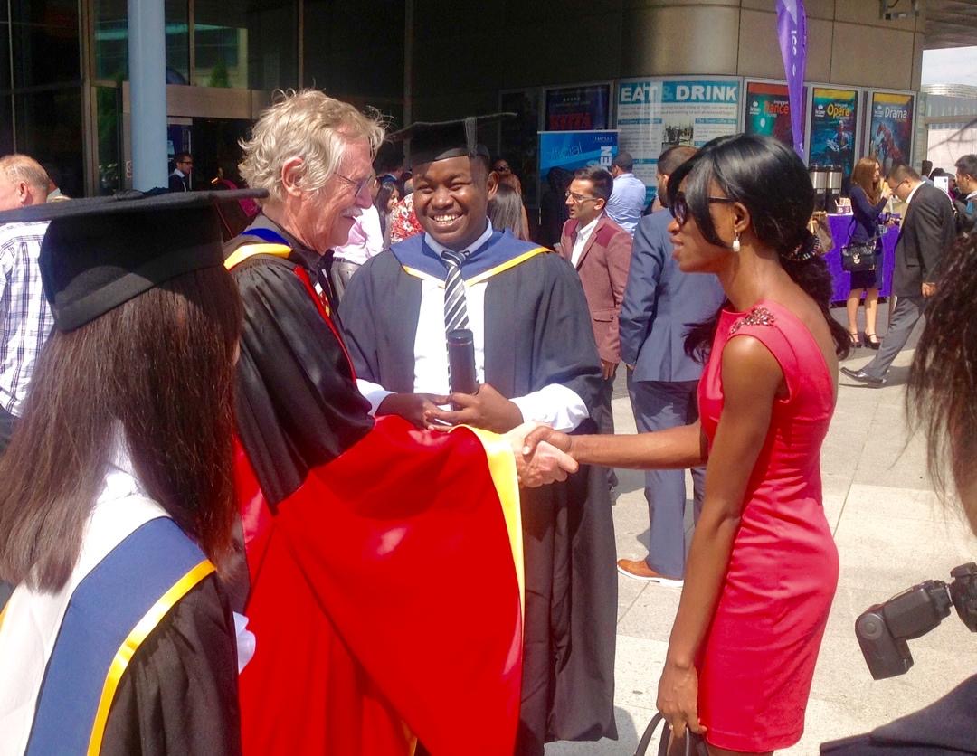 Mr Sa’id Kori celebrates Master’s Degree in Digital Architectural Design from the University of Salford, Manchester