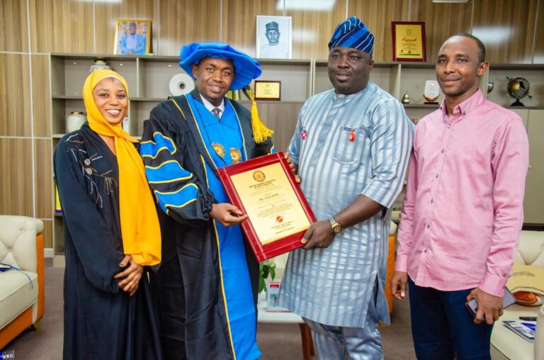 Dr. Sa’id Alkali Kori, CEO of Thinklab Group, named 2024 Personality Man of the Year by Better Nigeria in Practice of Good Conducts.