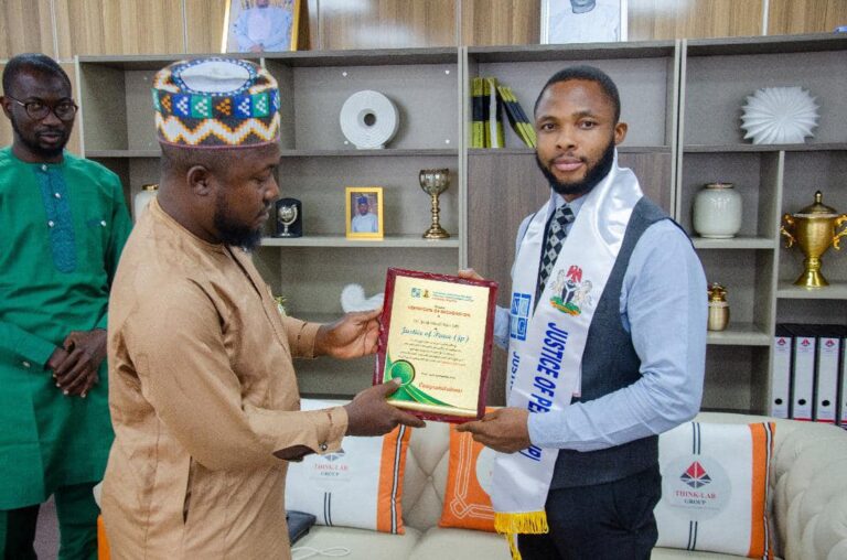 Dr. Kori Receives Justice of Peace Award